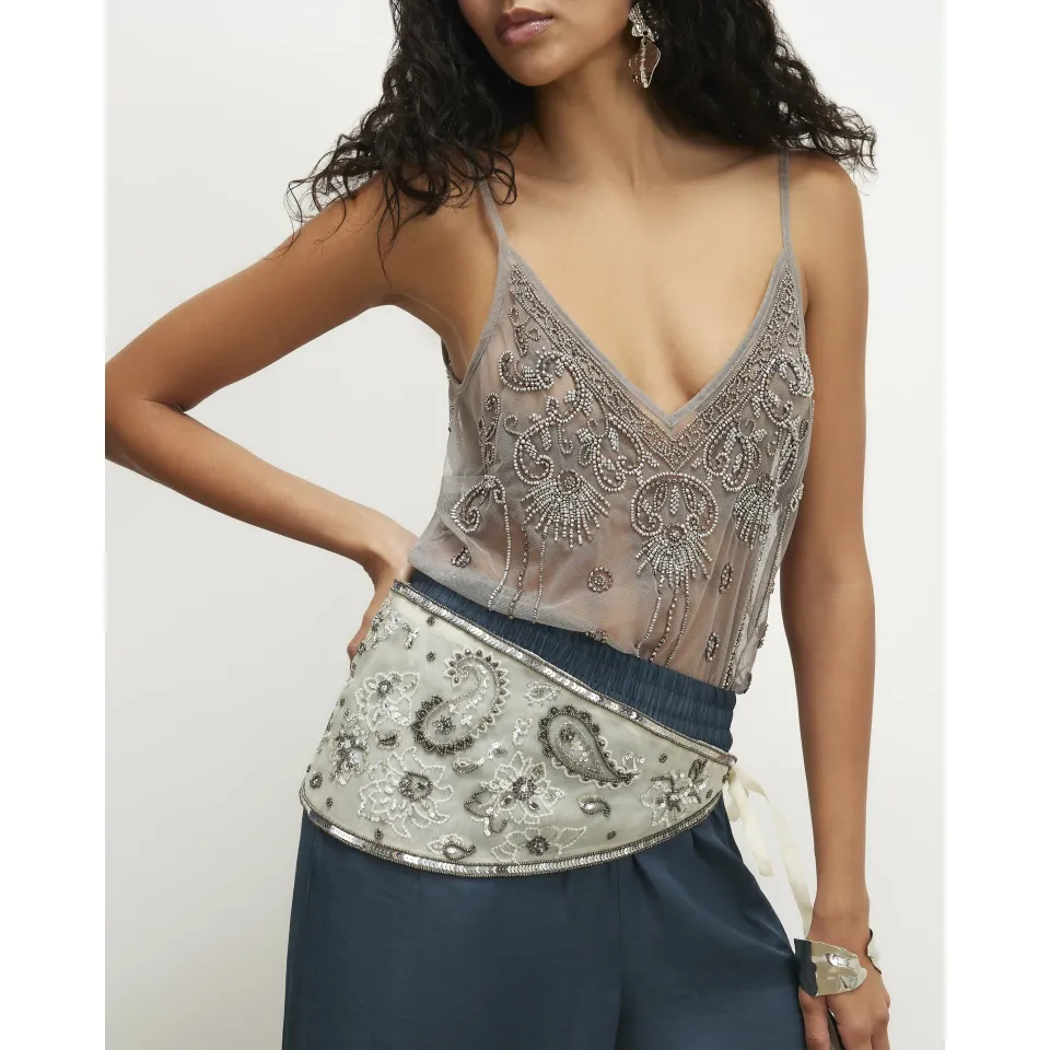 Embellished Hip Scarf