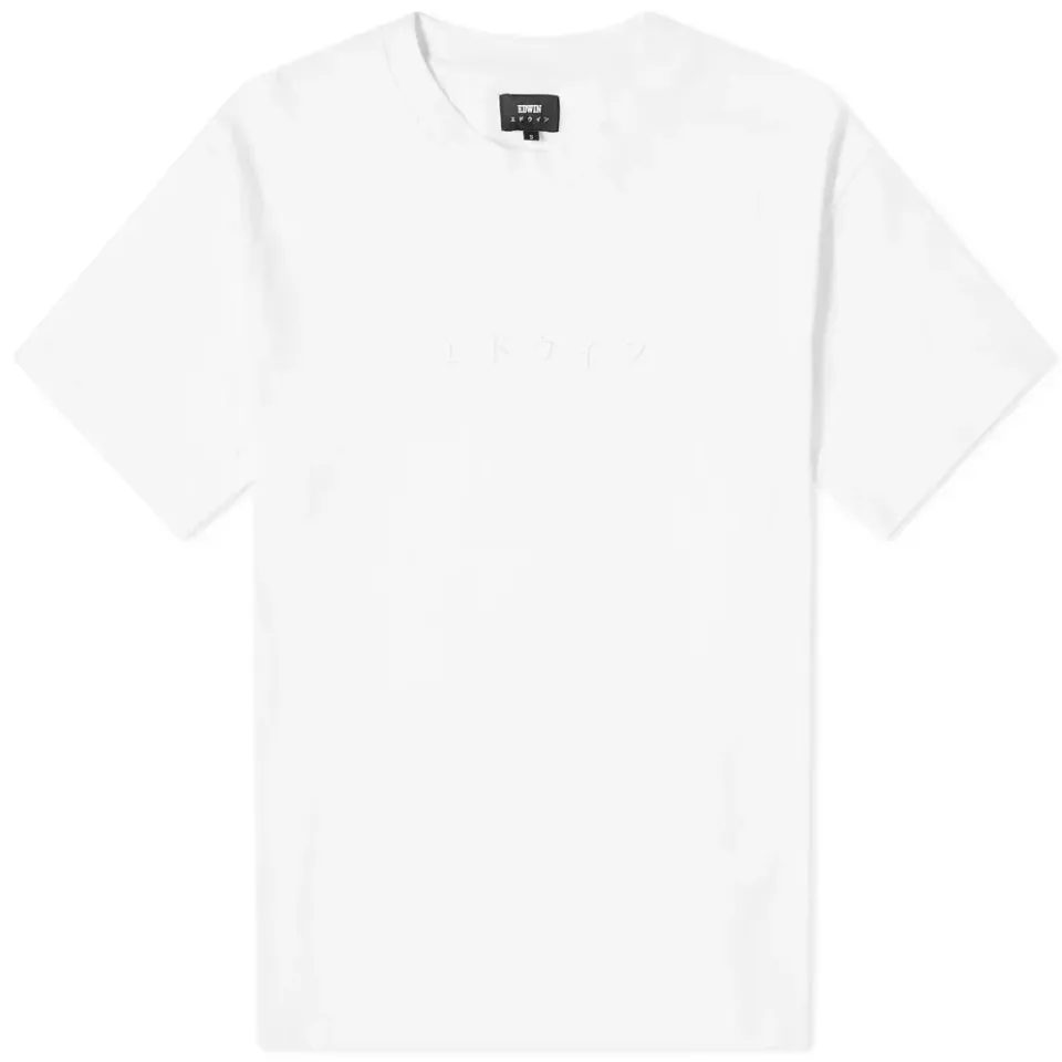 Katakana Embroidery T-Shirt