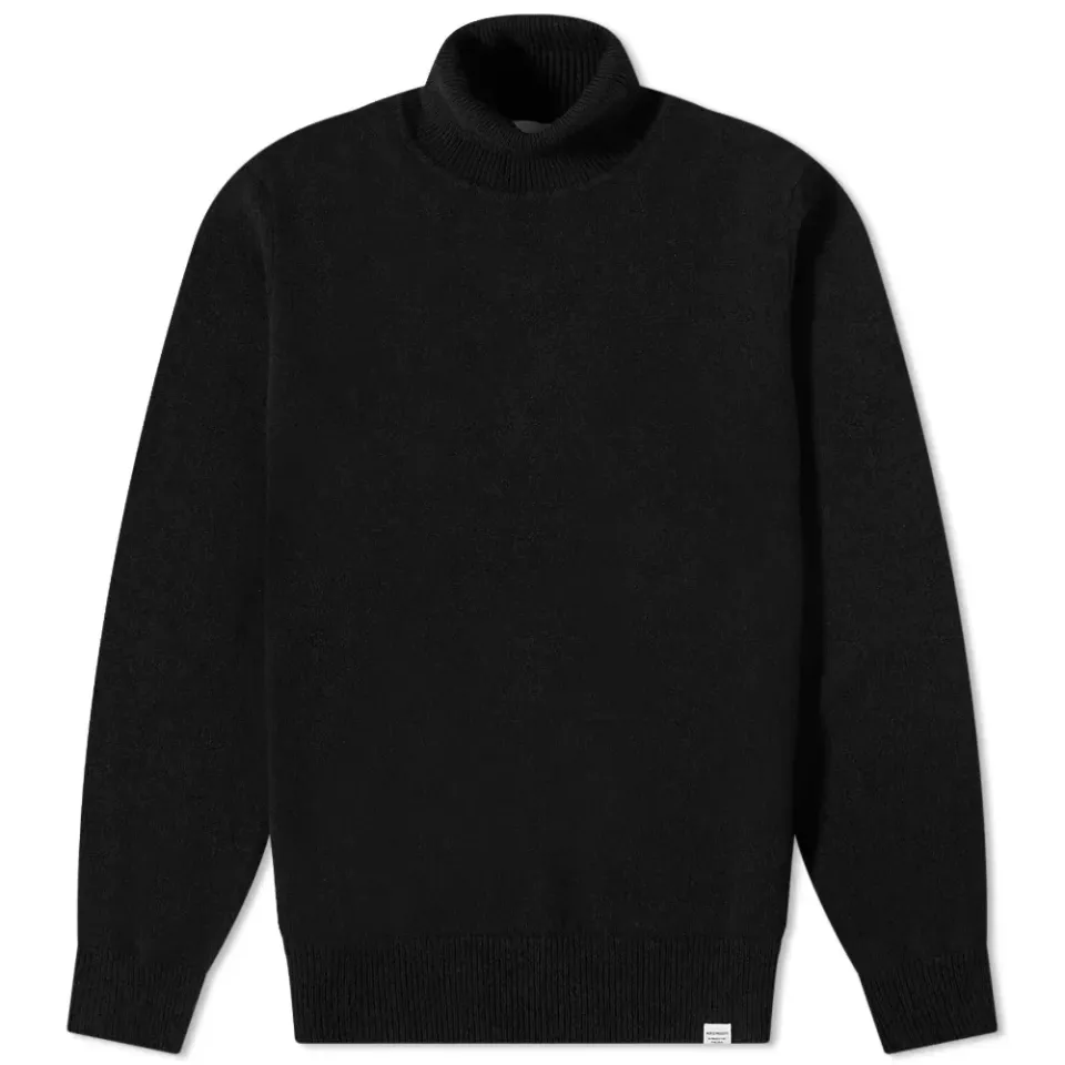 Kirk Lambswool Roll Neck Knit