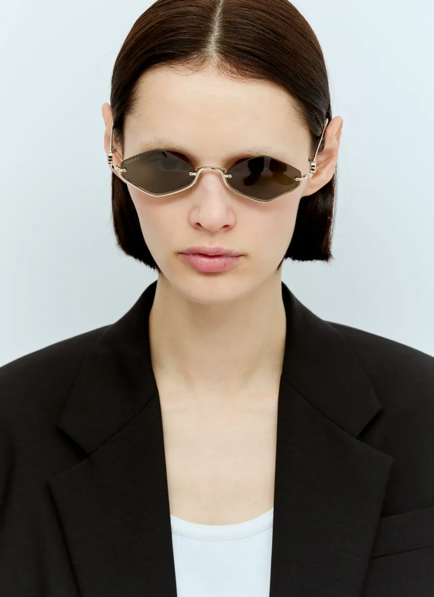 Geometric Frame Sunglasses