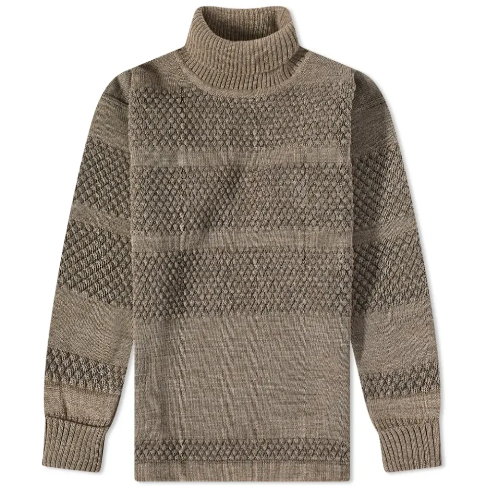 Fisherman Roll Neck Knit