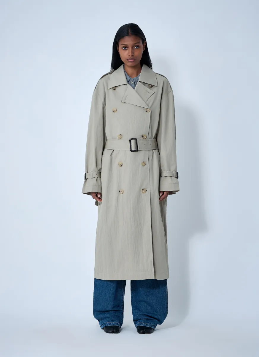 Crisp Summer Trench Coat