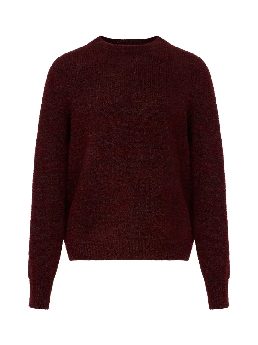 crewneck jumper Red