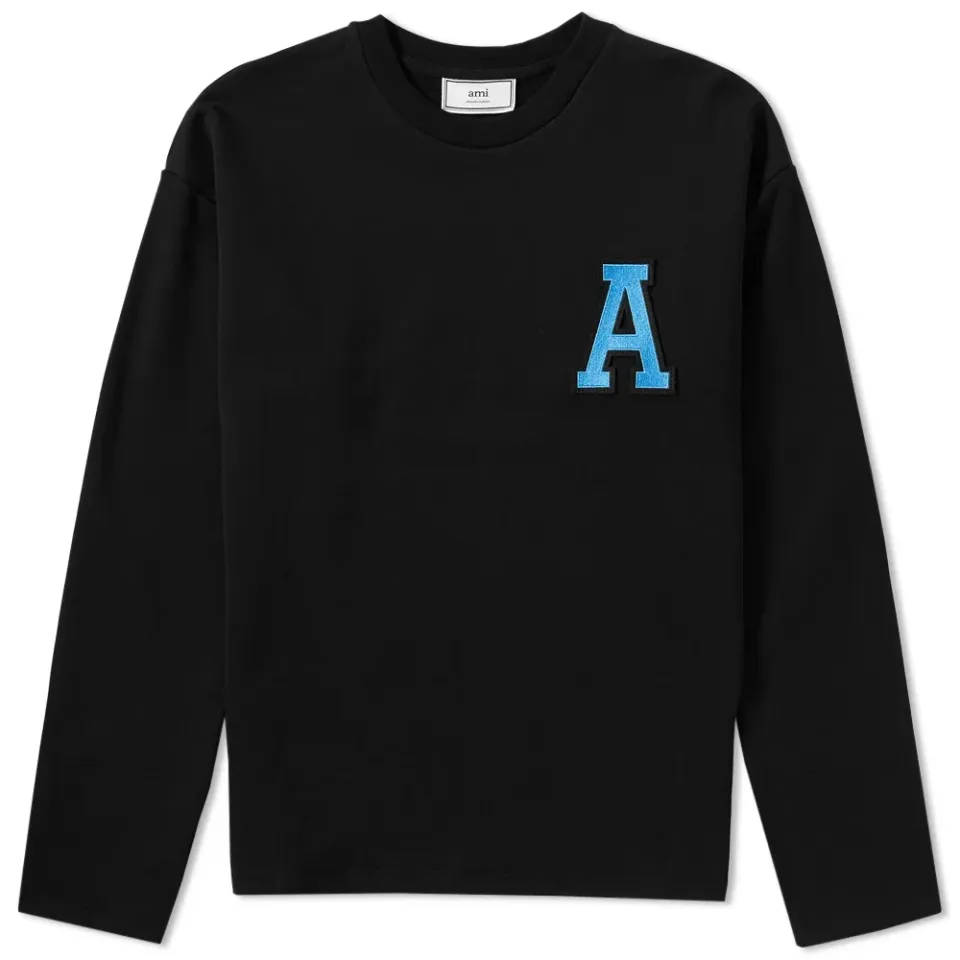 AMI A Patch Crew Sweat