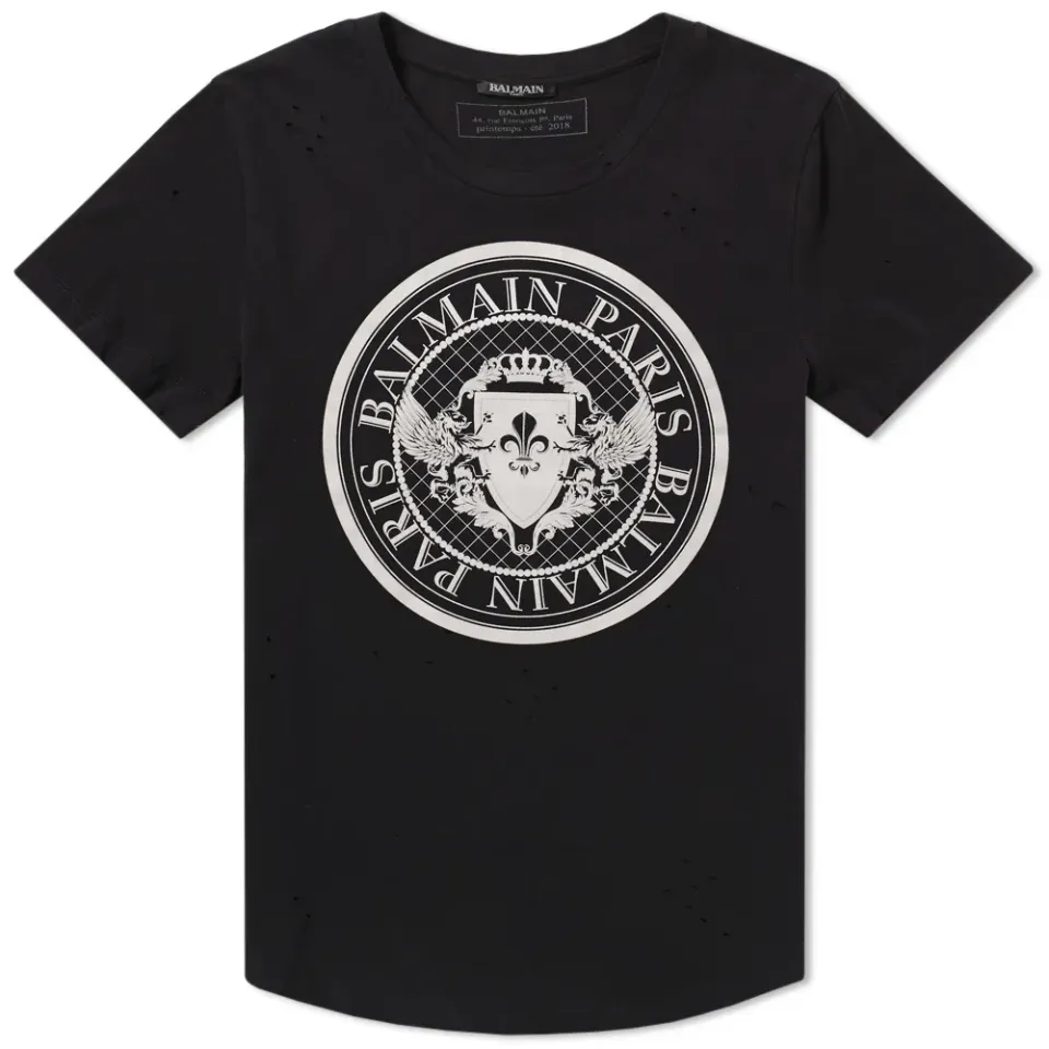 Distressed Circle Logo Tee