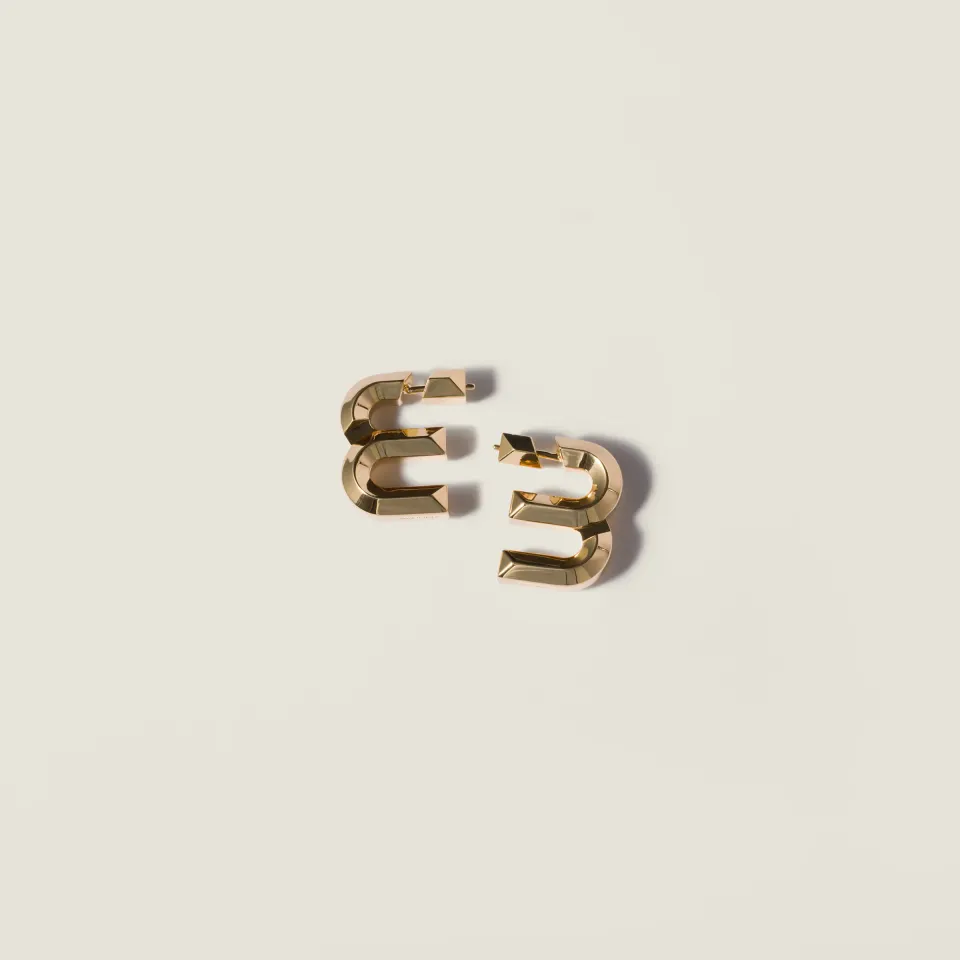 Metal earrings