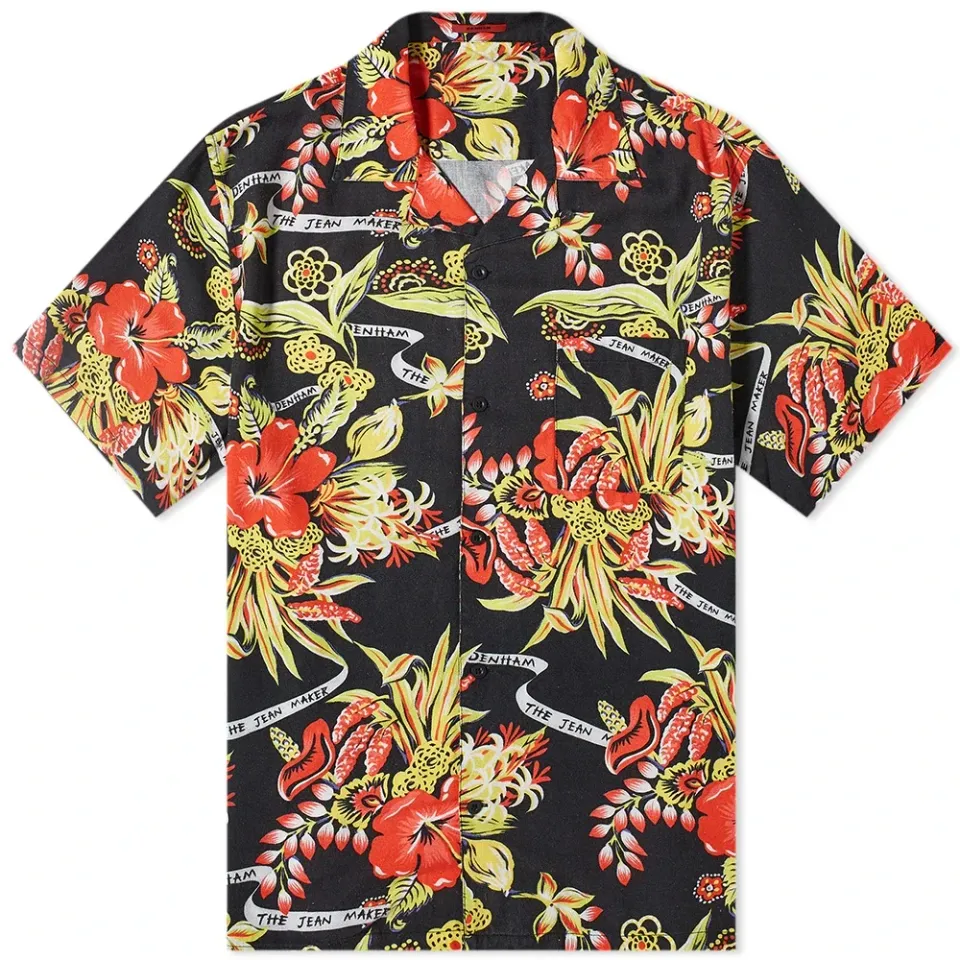 Hibiscus Print Vacation Shirt
