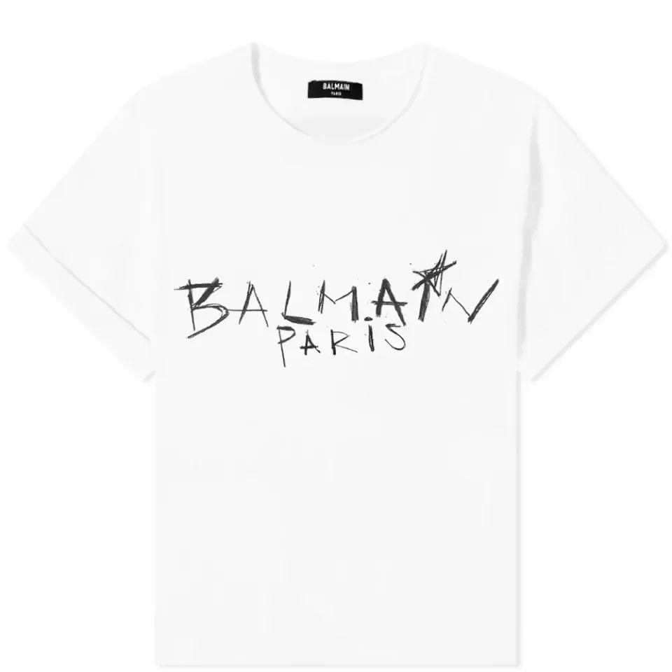 Raw Edge Crop T-Shirt