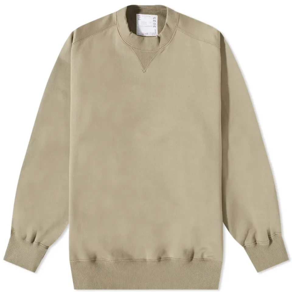 S Logo Split Seam Crew Sweat