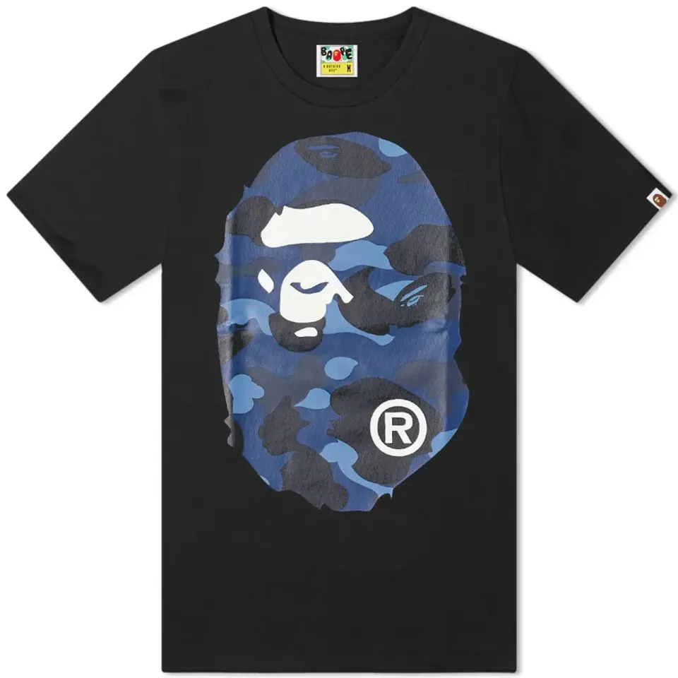 Colour Camo Big Ape Head T-Shirt
