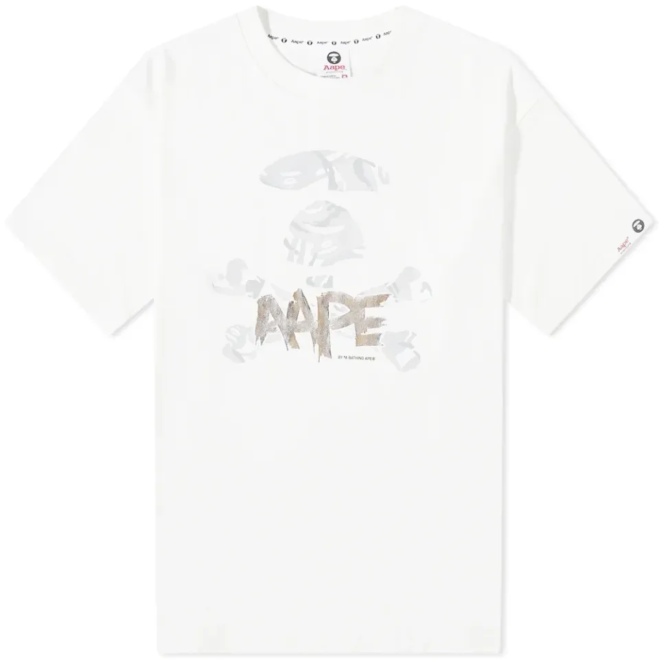 AAPE WHZ Camo Bones Tee