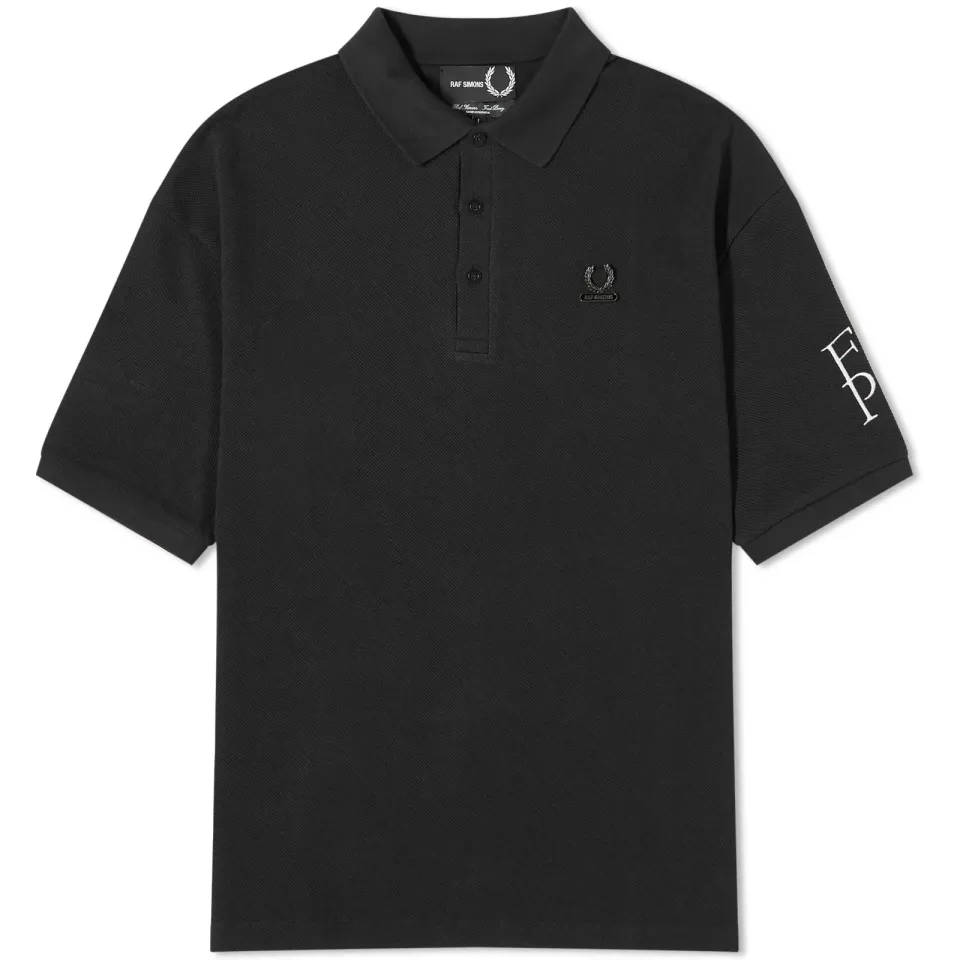 x Raf Simons Embroidered Oversized Polo