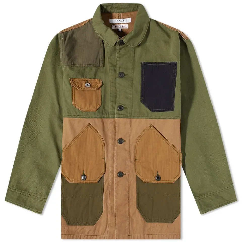 Patchwork Coverall Jacket