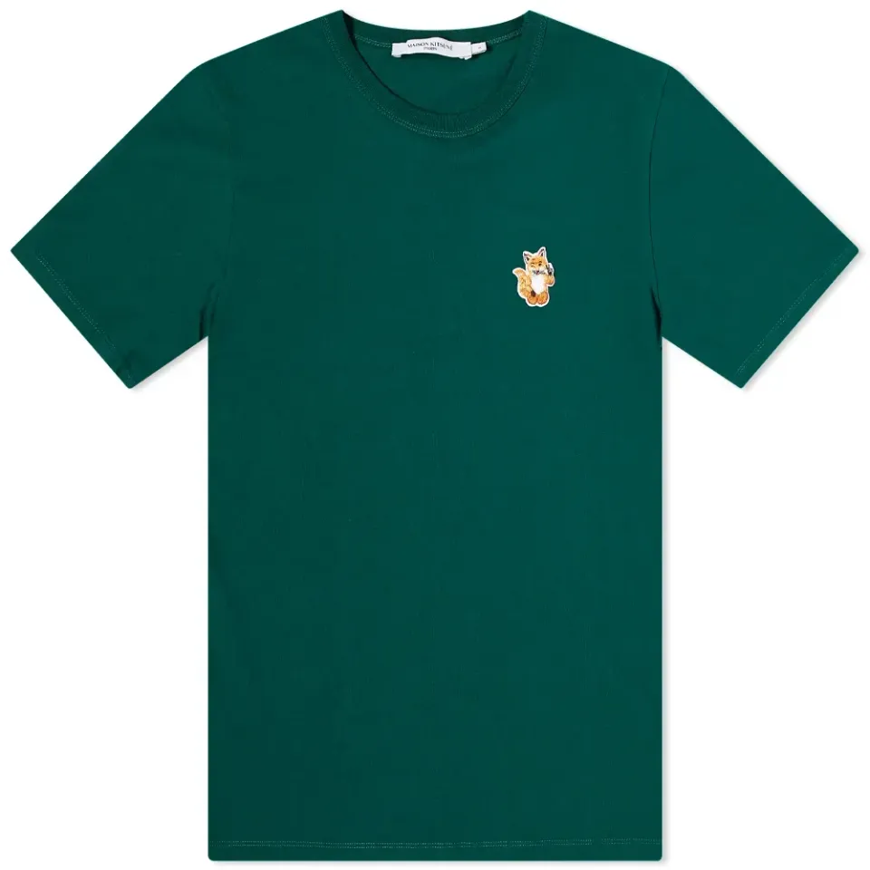 Maison Kitsuné All Right Fox Patch Classic T-Shirt