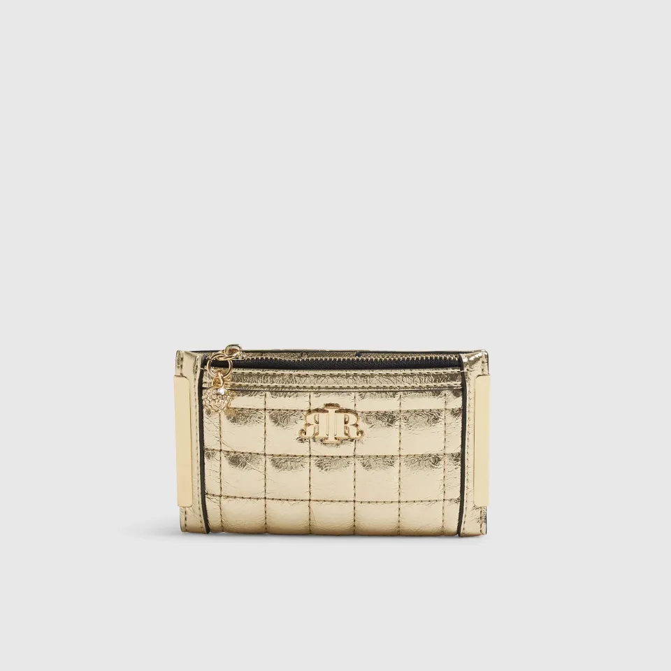 Quilted Mini Cardholder Fold Out Purse