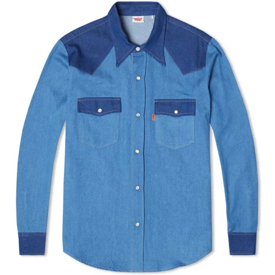 Levi's Vintage Orange Tab 1970s Denim Shirt