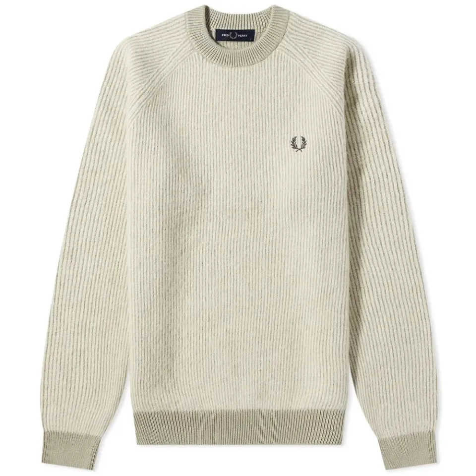 Alpaca Blend Ribbed Knit
