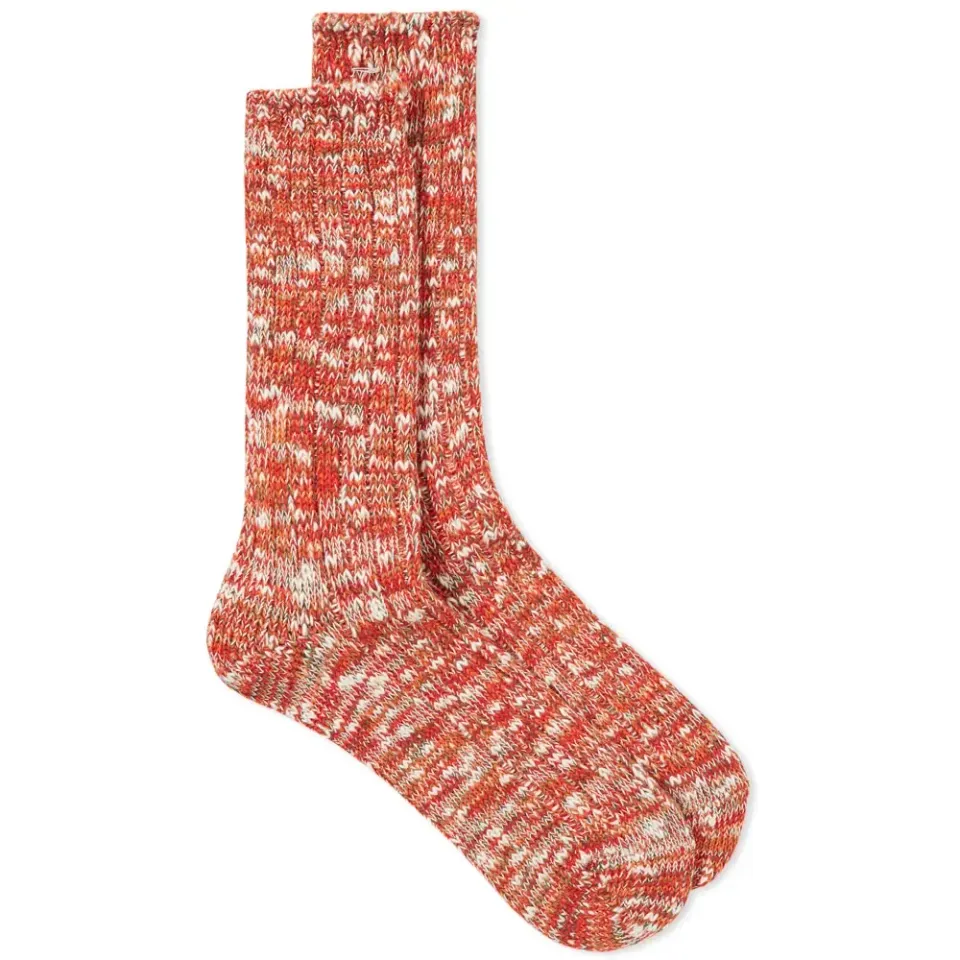Slub Mix Crew Sock