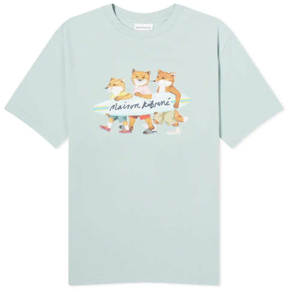 Maison Kitsuné Surfing Foxes Comfort T-Shirt