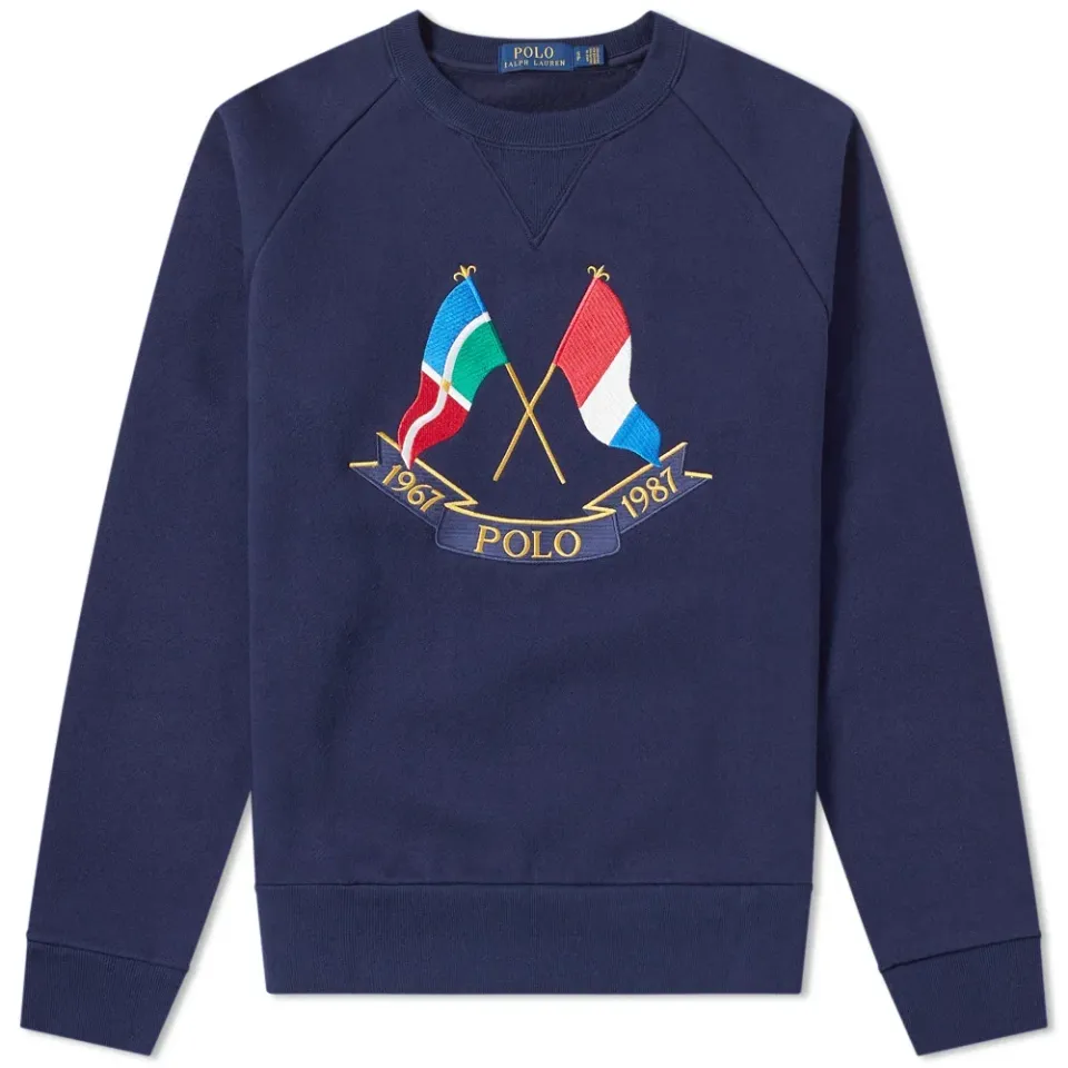 Crossed Flags Crew Sweat