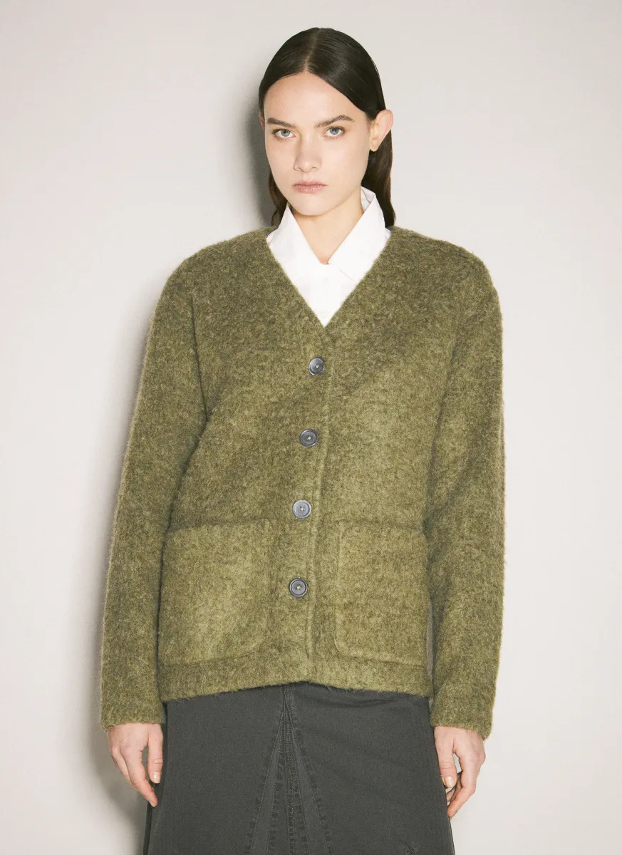 Fuzzy Cardigan