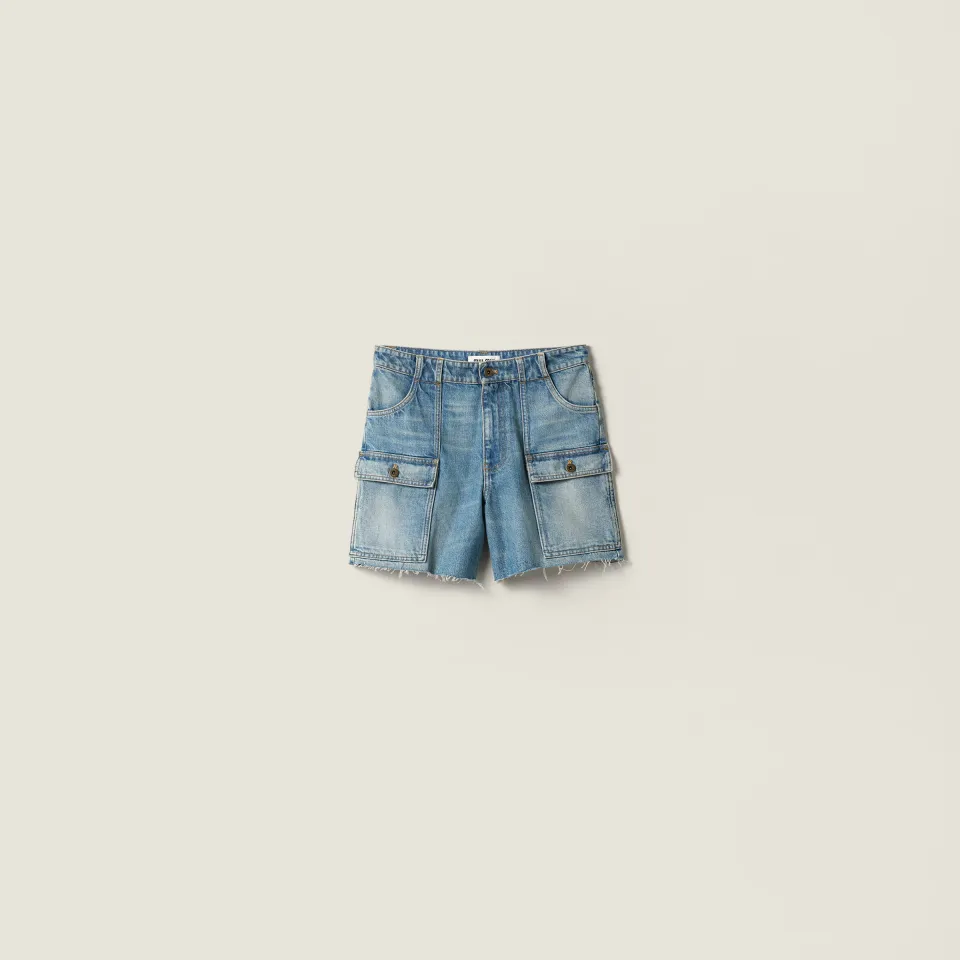 Denim Bermudas
