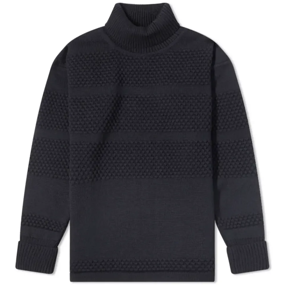 Fisherman Roll Neck Knit