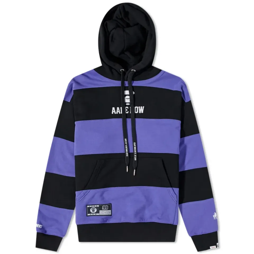 AAPE Stripe Popover Hoody