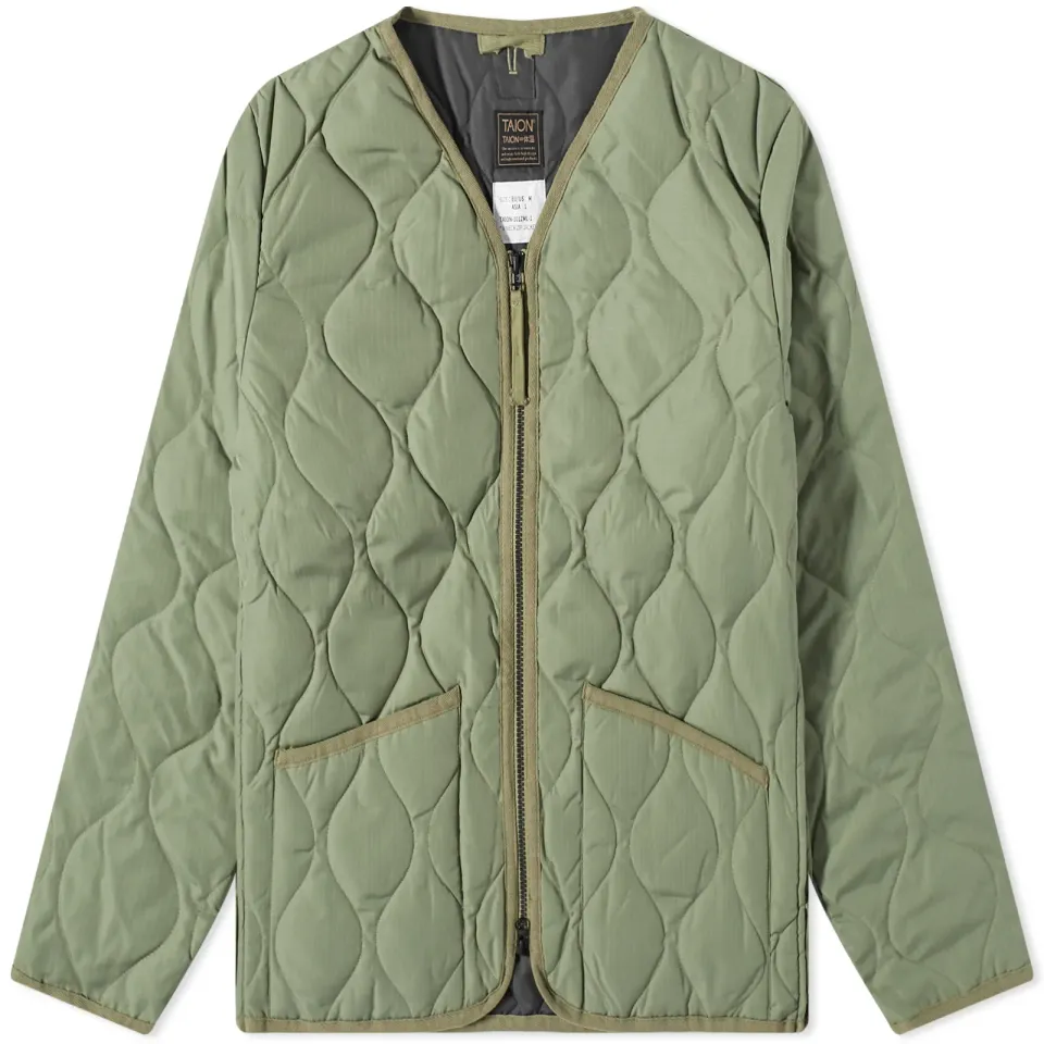 Military Zip Down Jacket