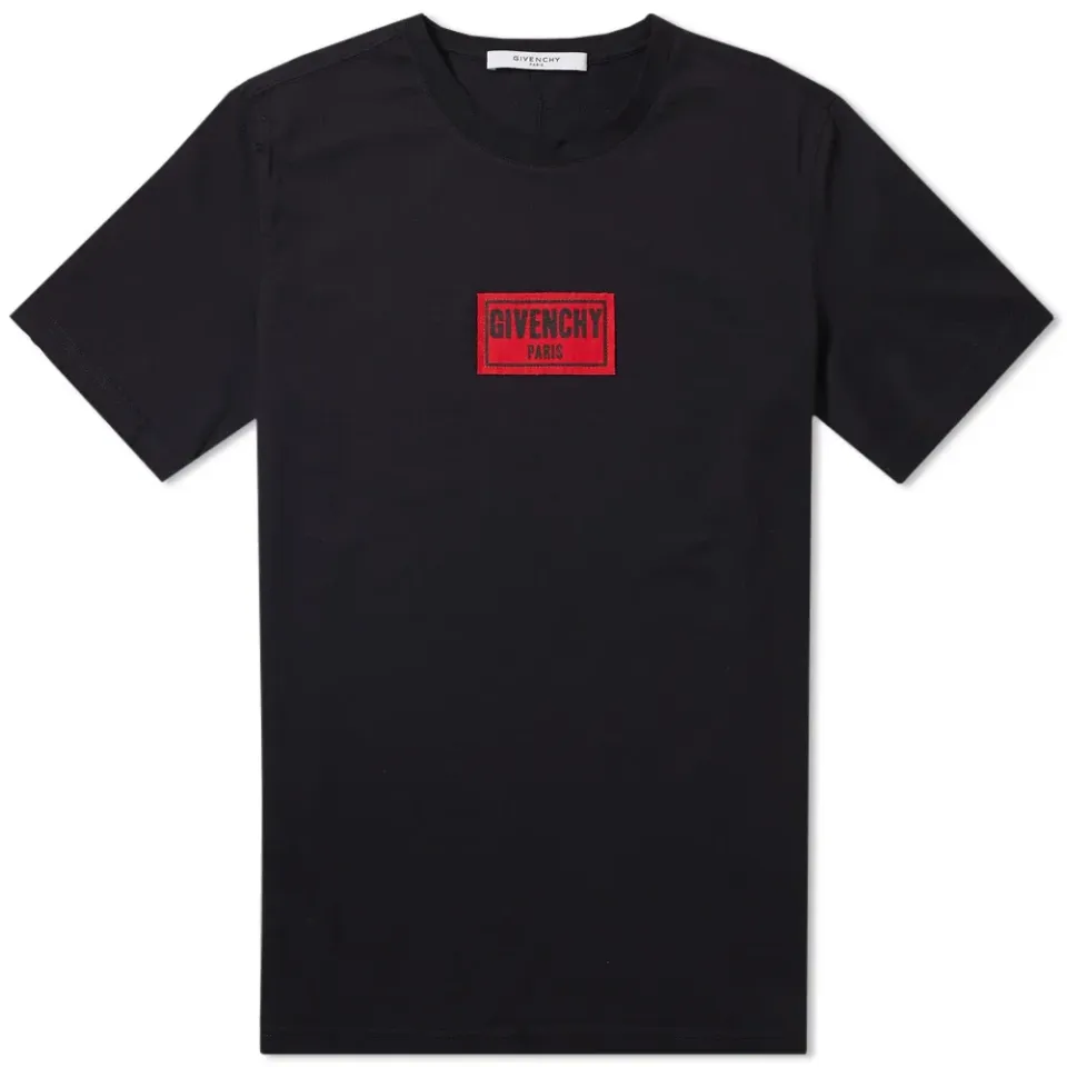Cuban Distressed Box Logo Tee