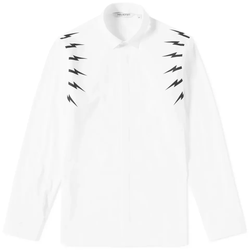 Fair Isle Thunderbolt Sleeve Shirt