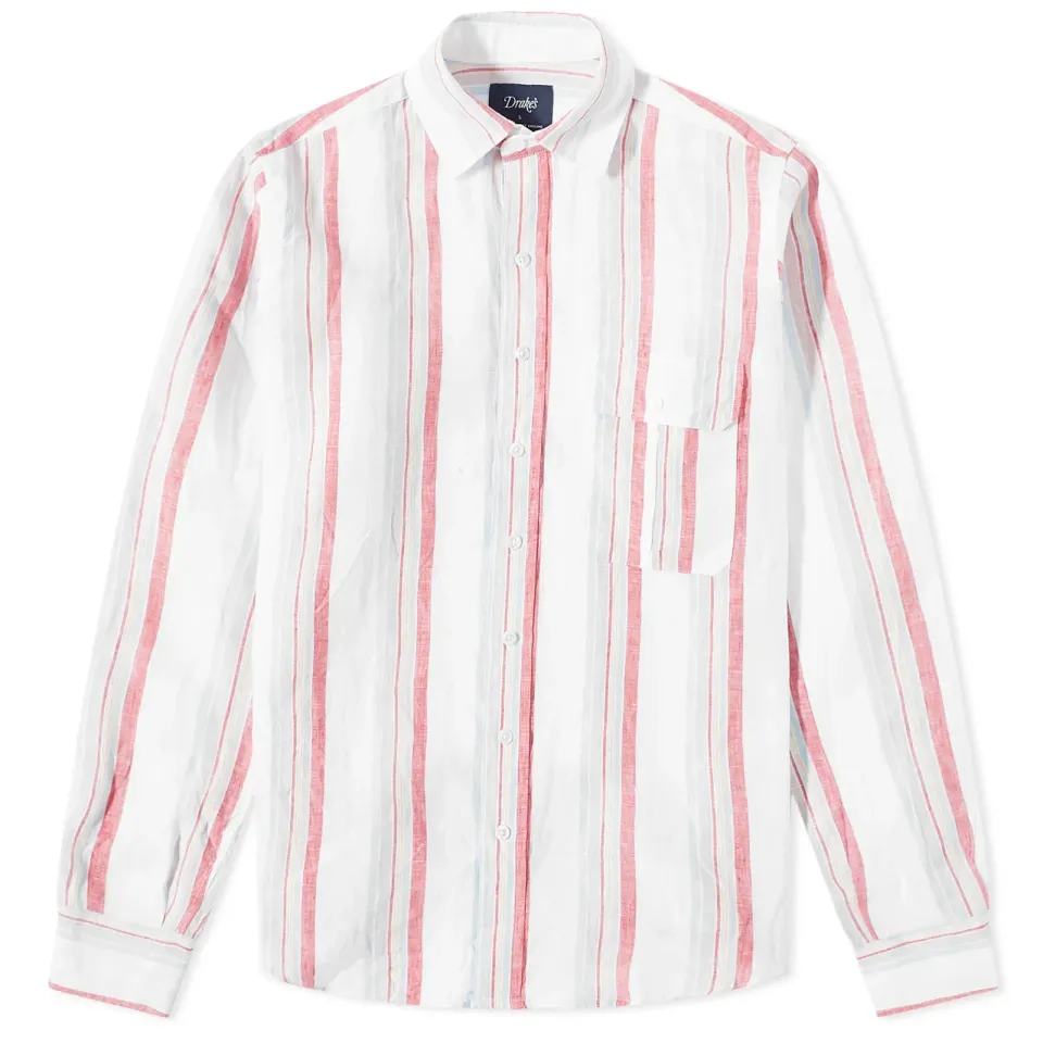Stripe Linen Summer Shirt