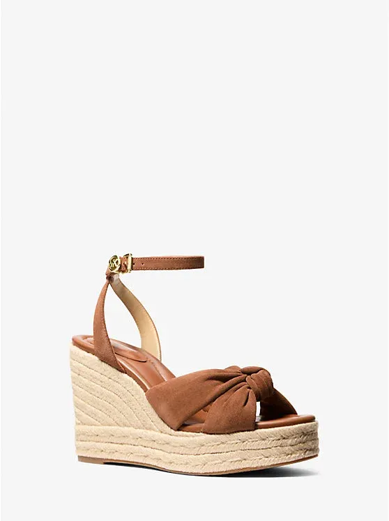 Elena Suede Wedge Sandal