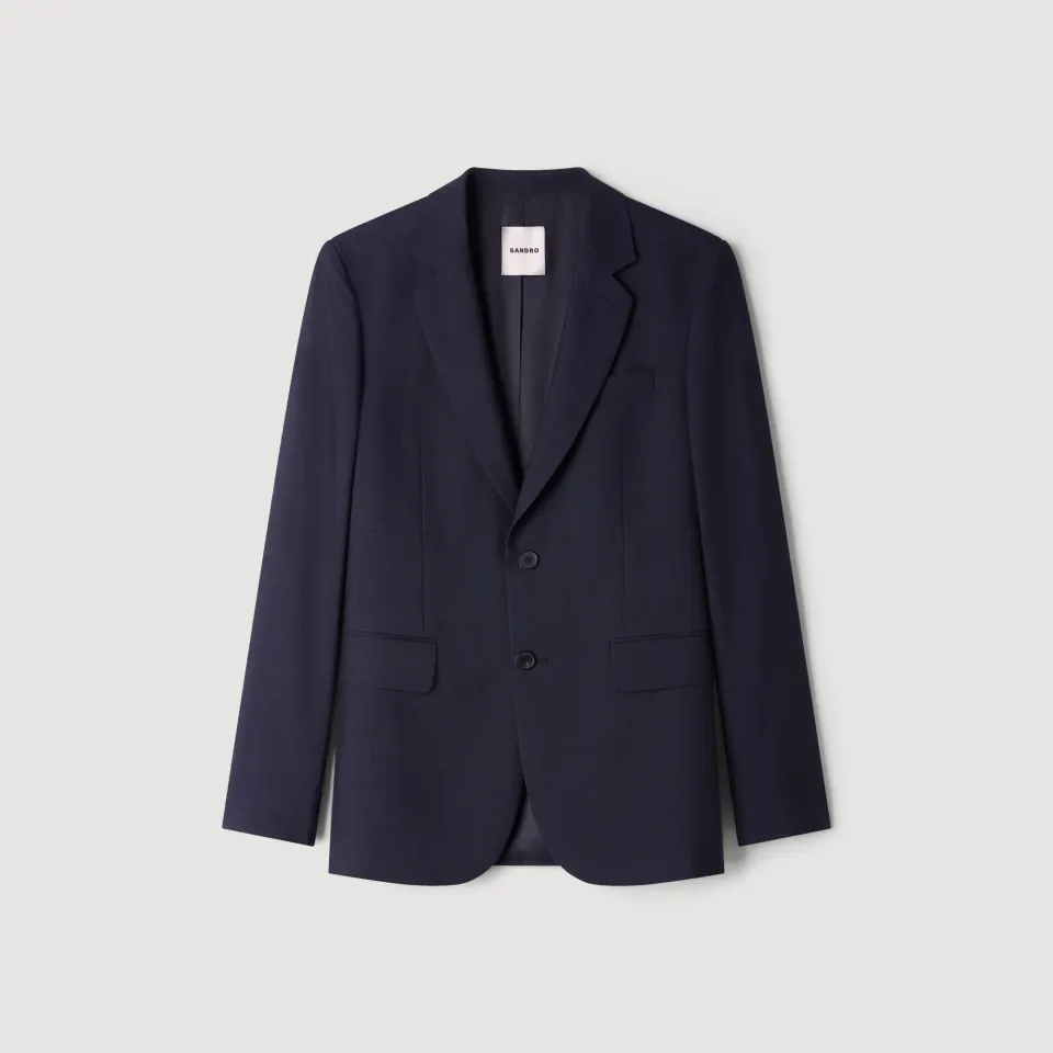 Virgin wool suit jacket