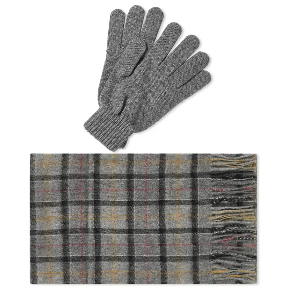 Tartan Scarf and Glove Gift Set