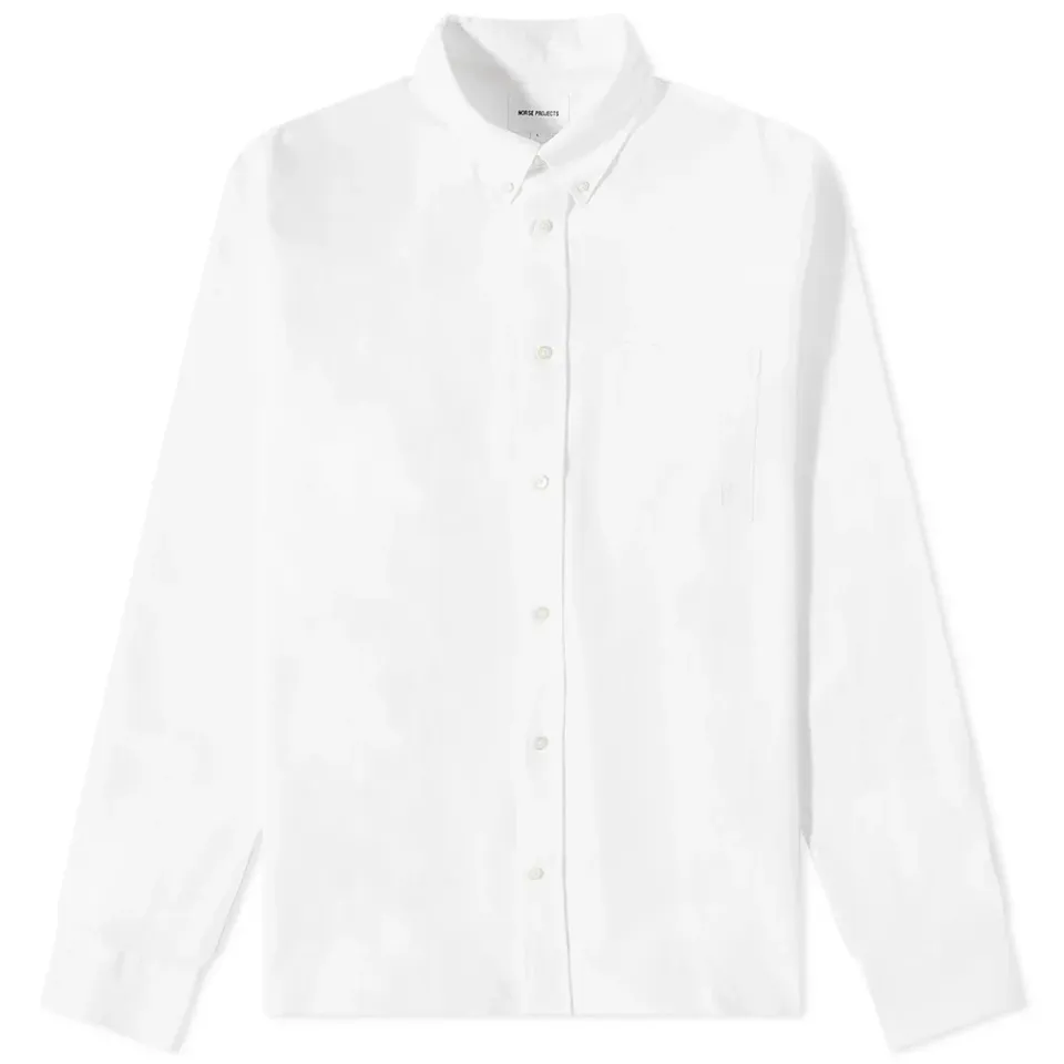 Algot Oxford Monogram Button Down Shirt