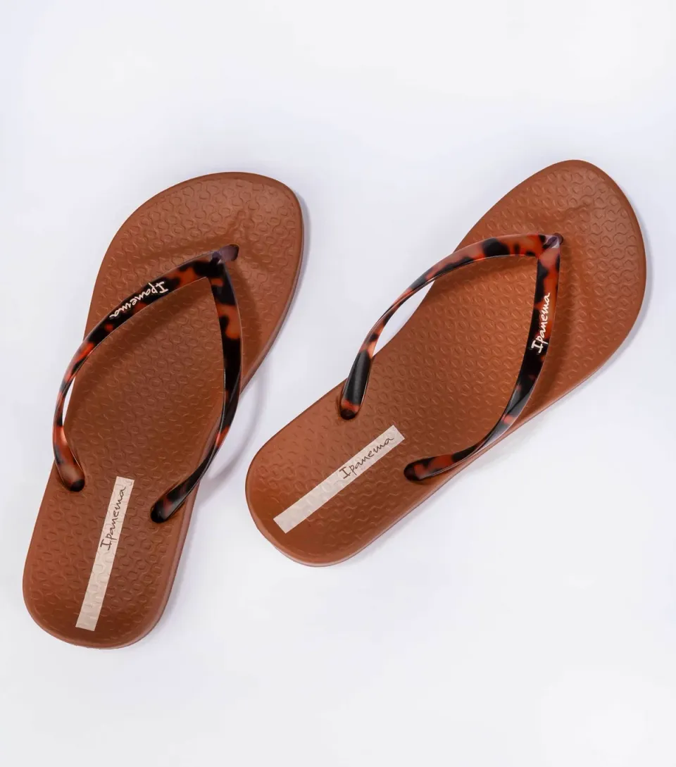 Women's Light Brown Anatomica Connect Flip Flops