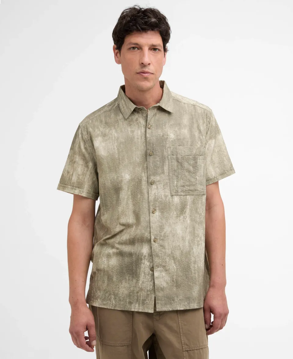 Ross Printed Short-Sleeved Relaxed Shirt