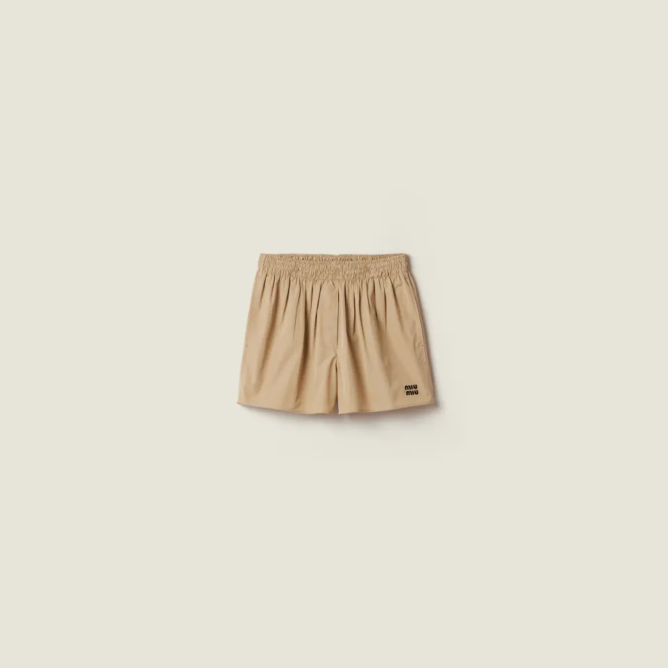 Poplin shorts