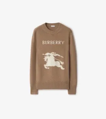 Knight Wool Cashmere Sweater in Camel