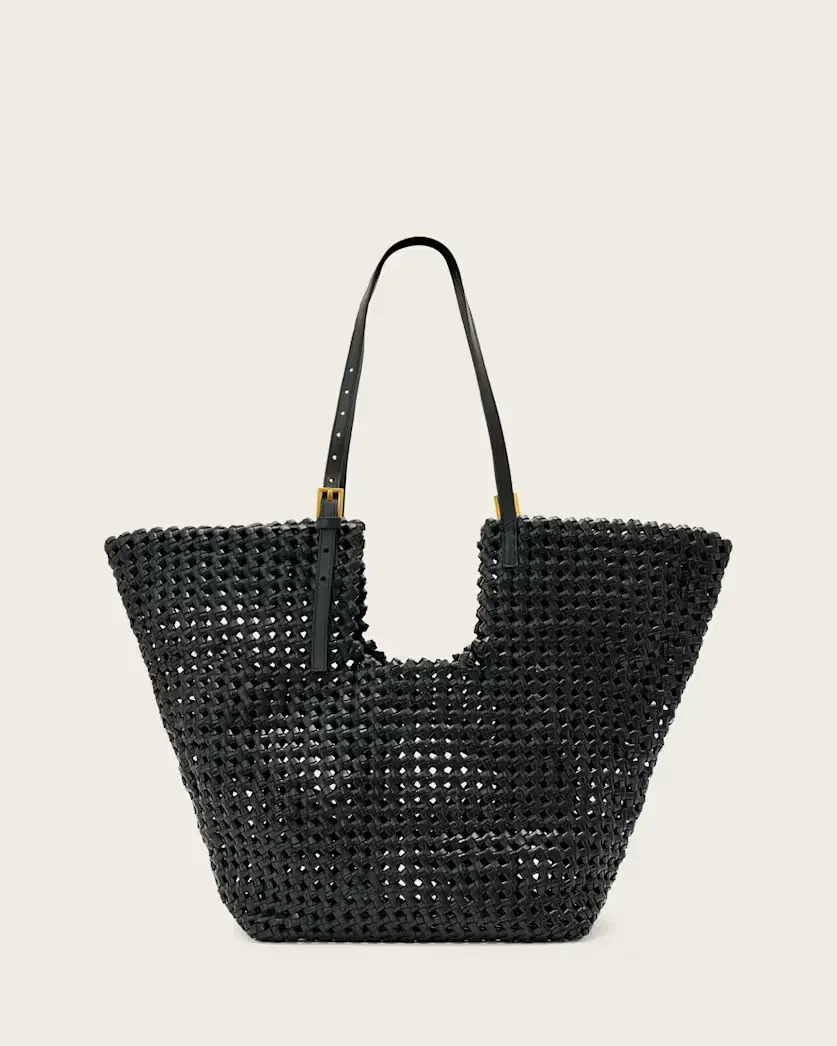 Ara Leather Knotted Tote Bag