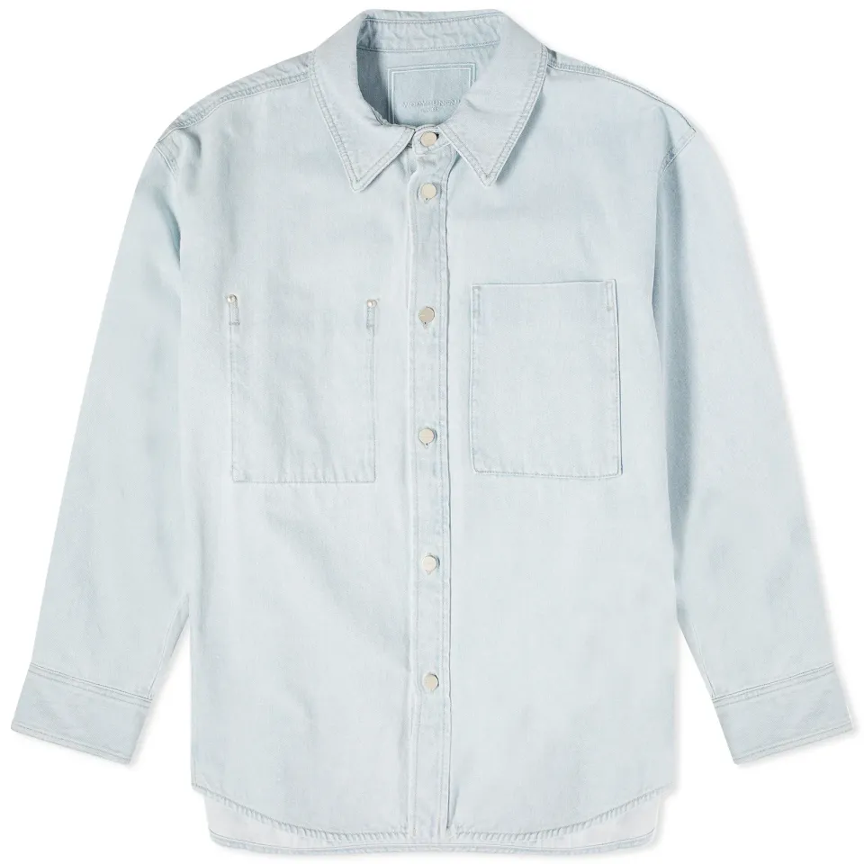 Back Logo Denim Shirt