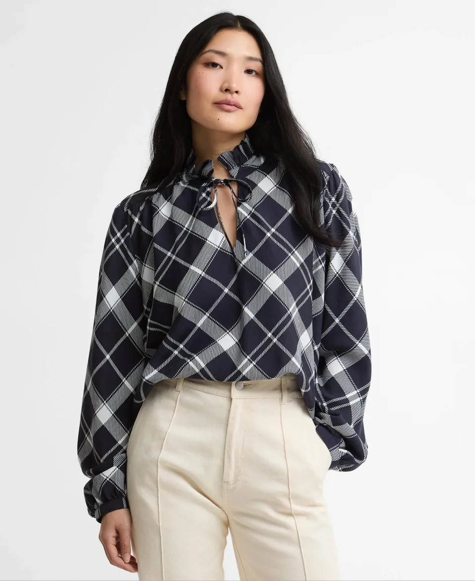 Baiton Tartan Blouse