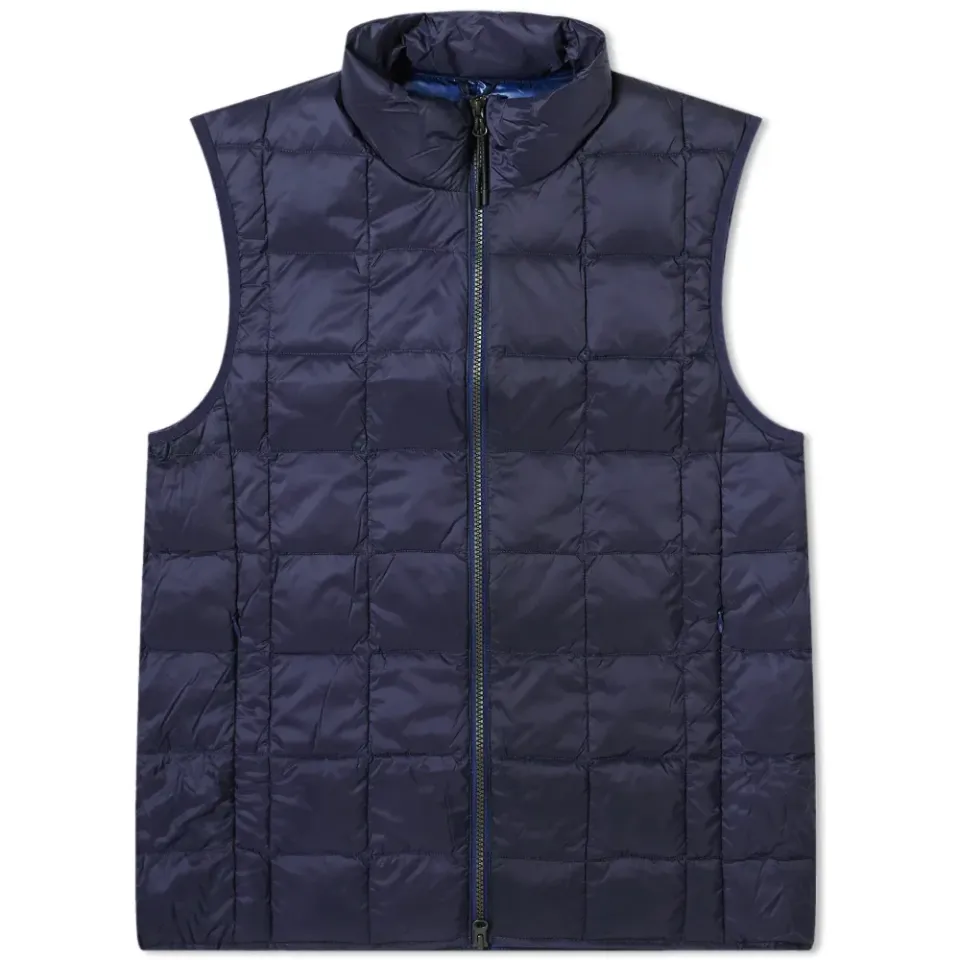 High Neck Zip Down Vest