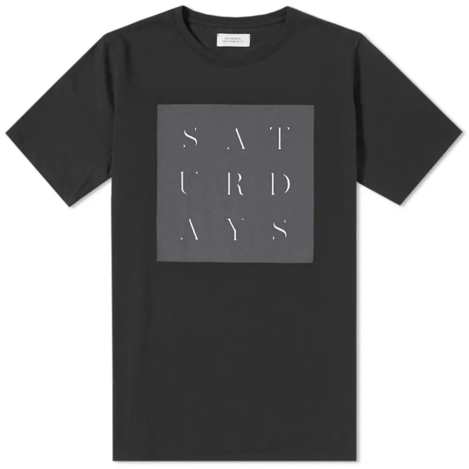 Stencil Grid Logo Tee