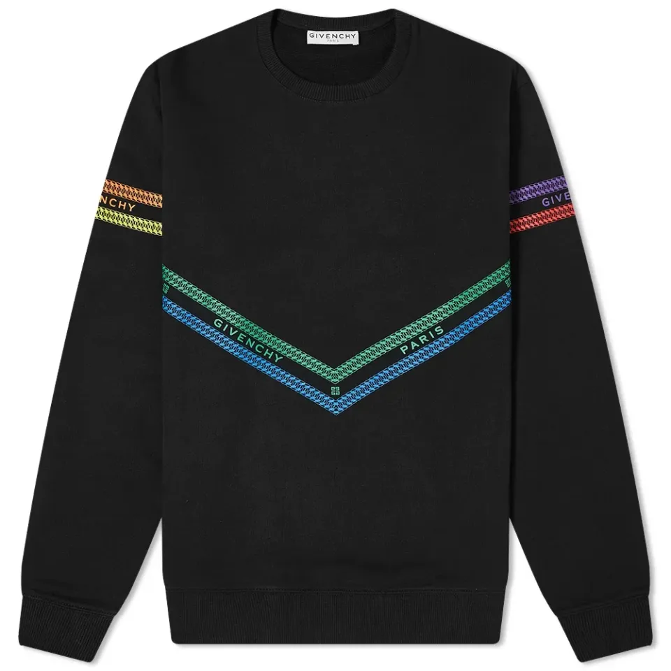 Chain Rainbow Crew Sweat