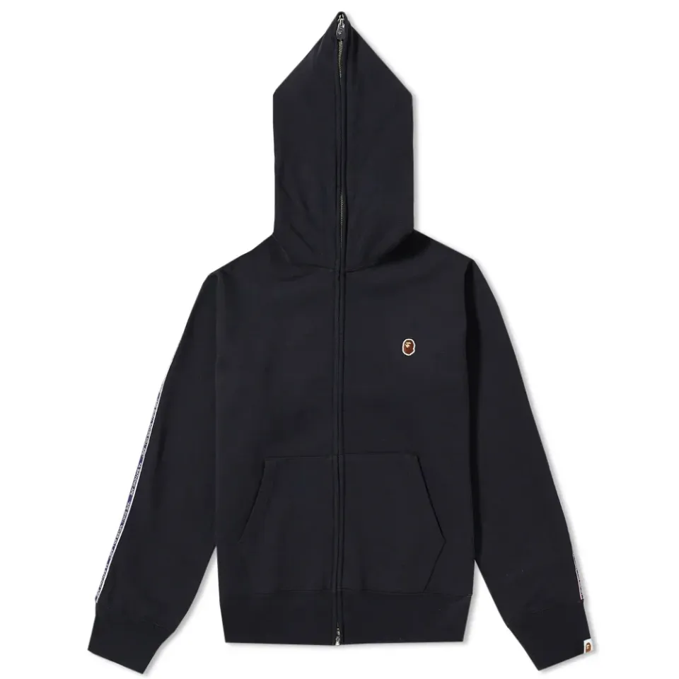 Tape Zip Hoodie