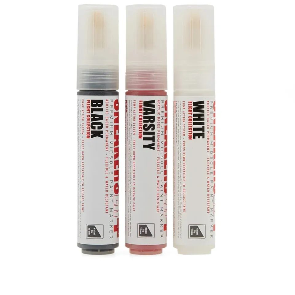 Midsole Paint Pen - 10mm Chisel Tip 'Flight Collection' - 3 Pack