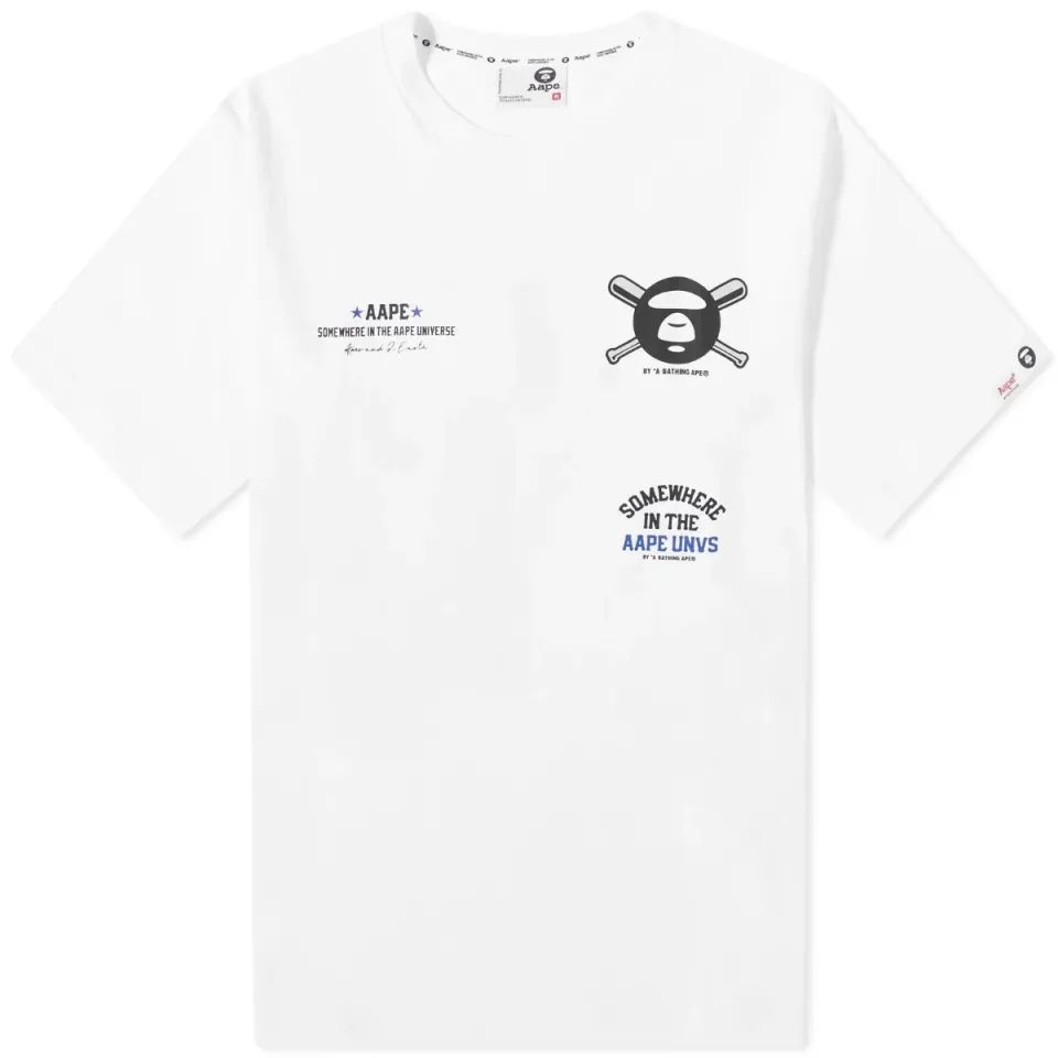 AAPE Street Baseball Number T-Shirt
