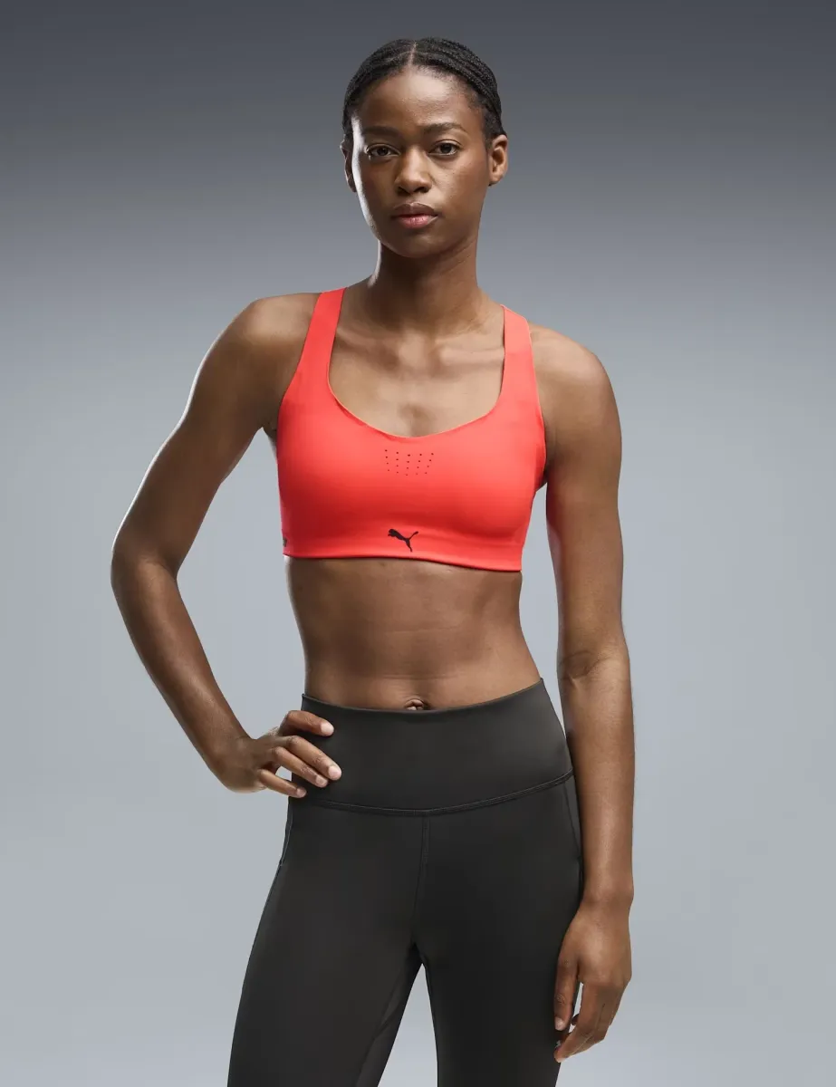 PWRMODE Non Wired Sports Bra Red